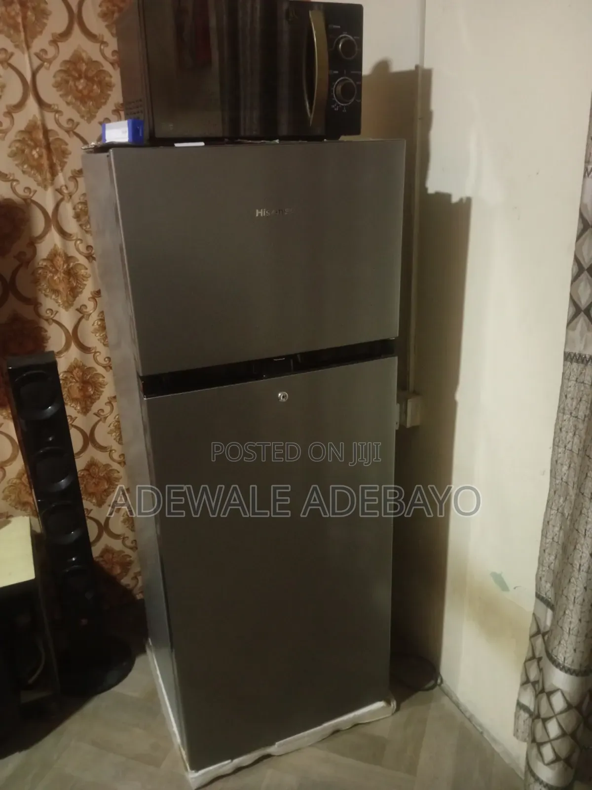 Hisense Double Door Refrigerator, Top Freezer