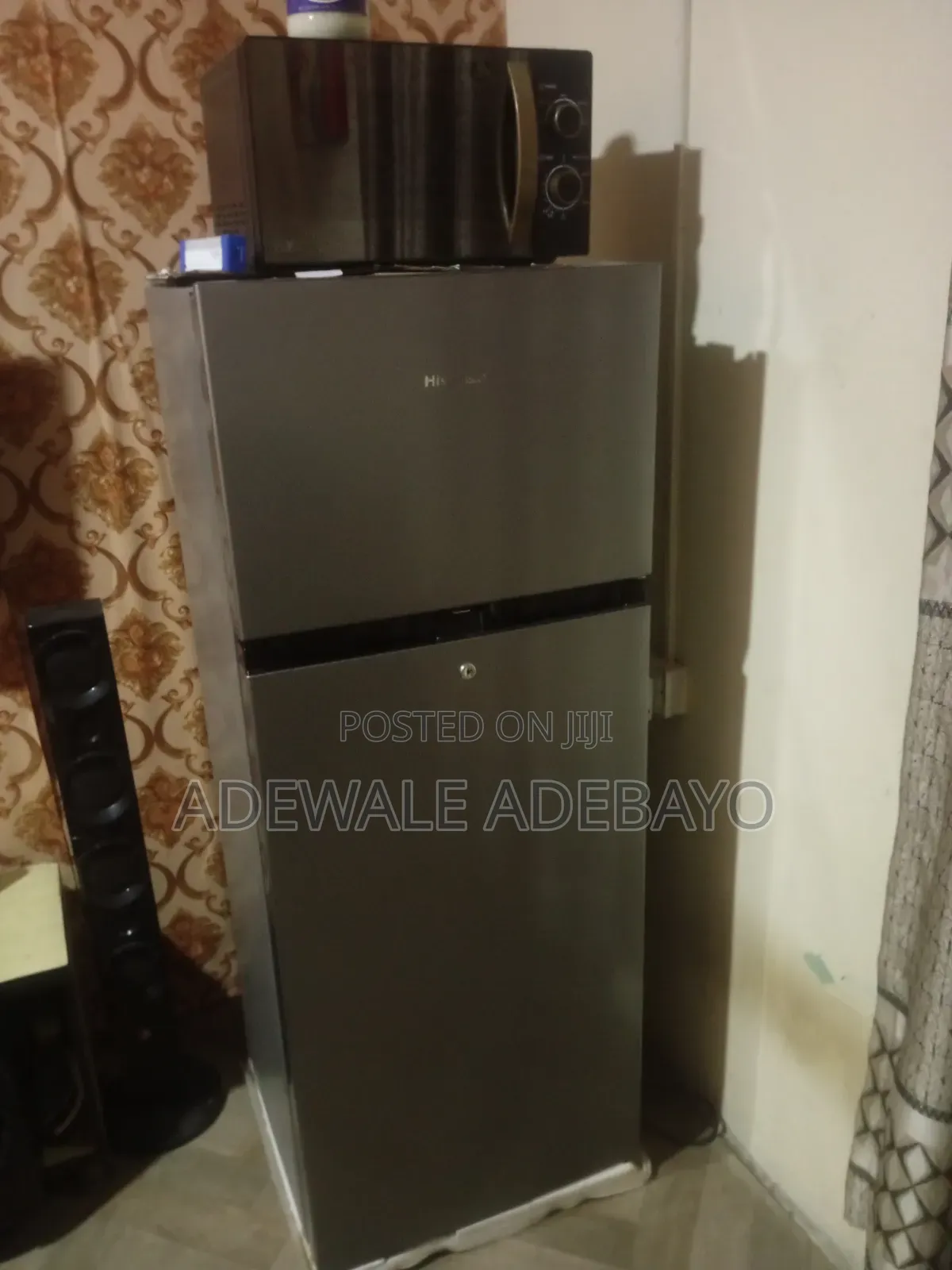 Hisense Double Door Refrigerator, Top Freezer