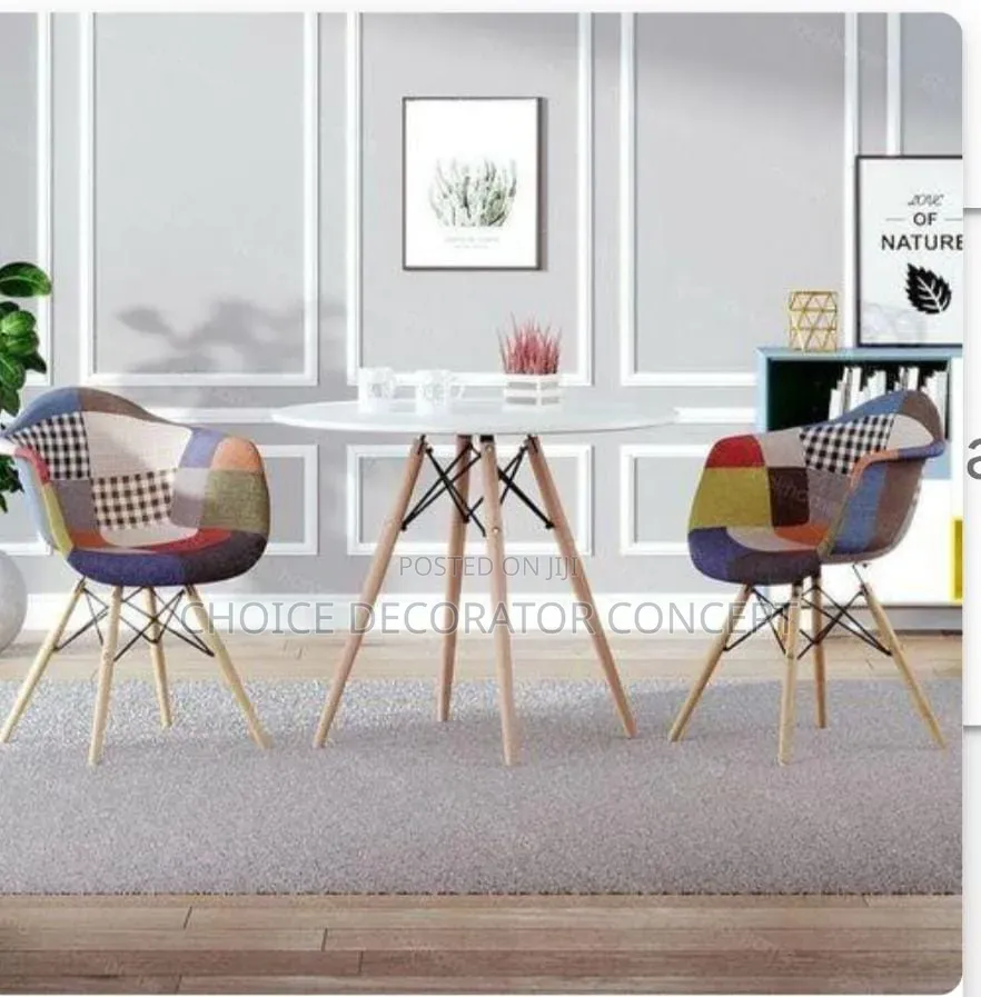 Modern Patchwork Dining Chair
