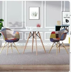 Modern Patchwork Dining Chair
