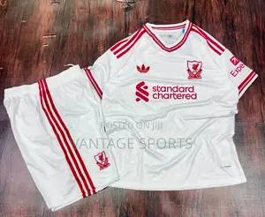 Liverpool Fc 2026/27 Away Kid’s Jersey With Free Customization