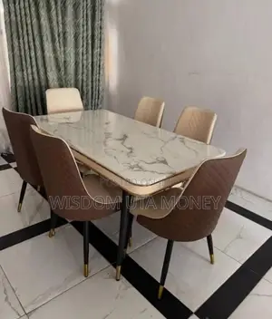 Executive Marble Dining Table by 6 Seater