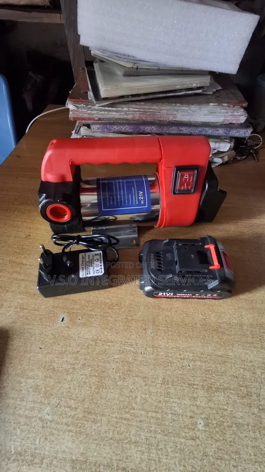 Rechargeable DC Transfer Pump 12V 24V
