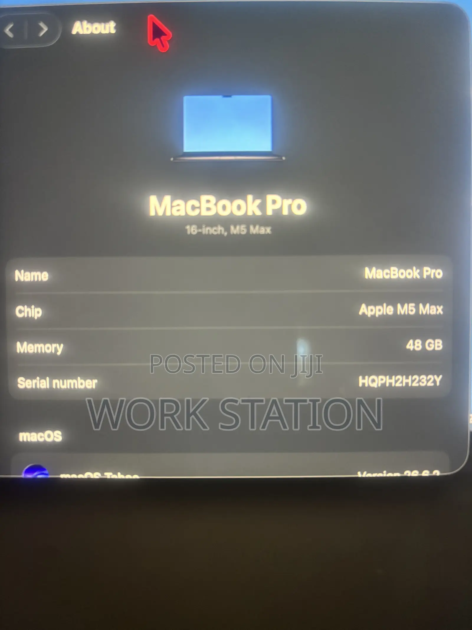 Laptop Apple MacBook Pro 48GB Apple M5 Max SSD 2T