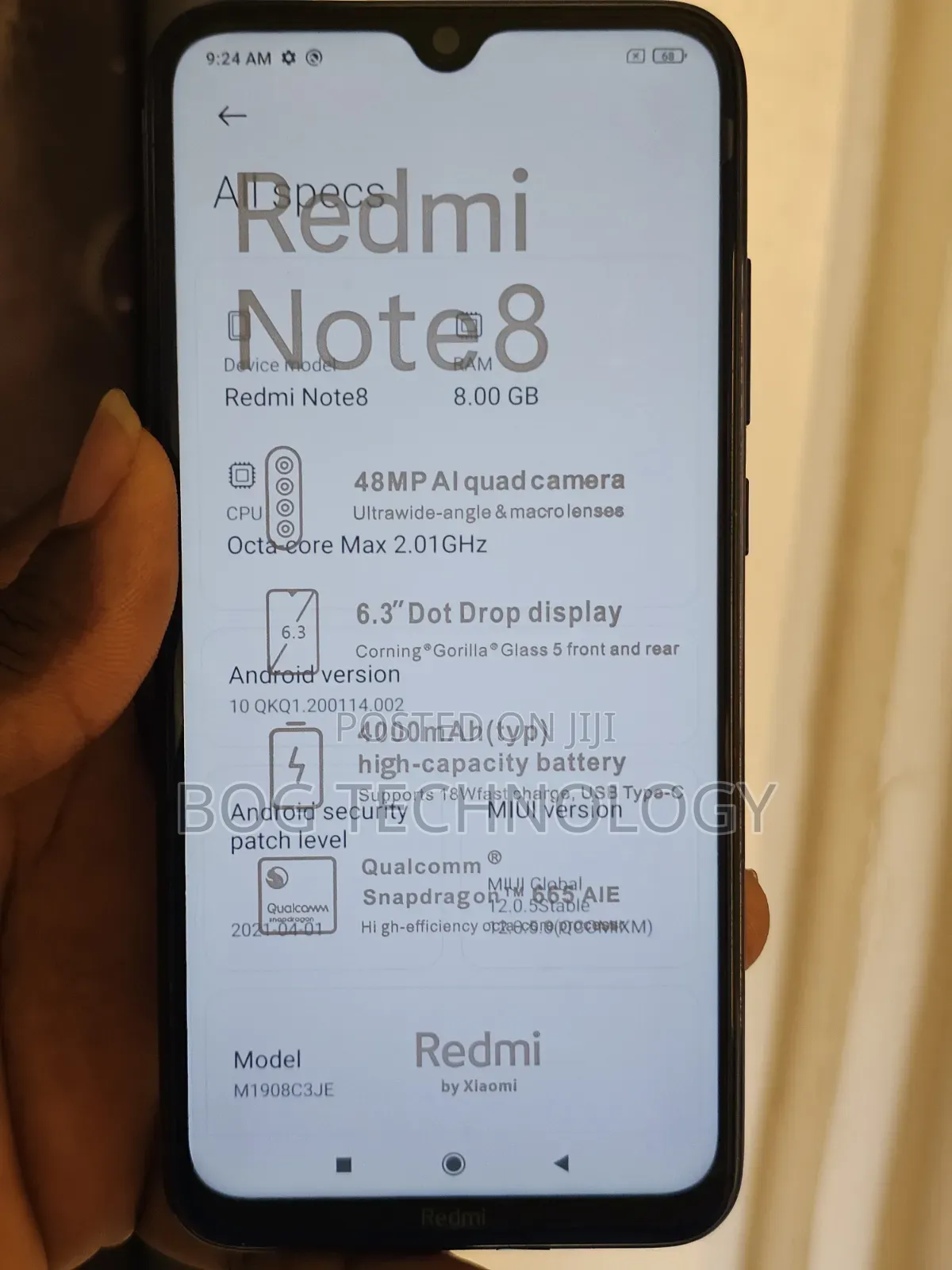 Xiaomi Redmi Note 8 128 GB Red