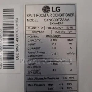 1hp Low Voltage LG AC