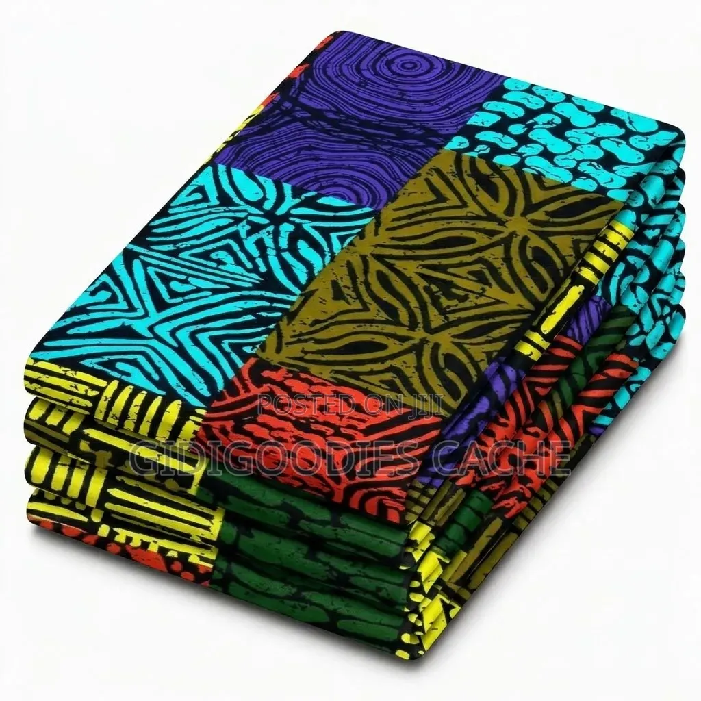 Beautifully Patterned Cotton/Adire Ankara Fabrics in Bulk