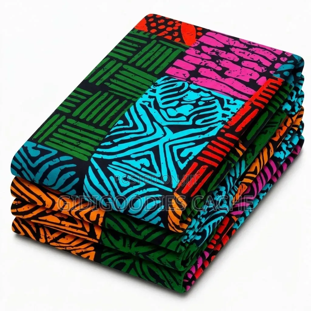 Beautifully Patterned Cotton/Adire Ankara Fabrics in Bulk