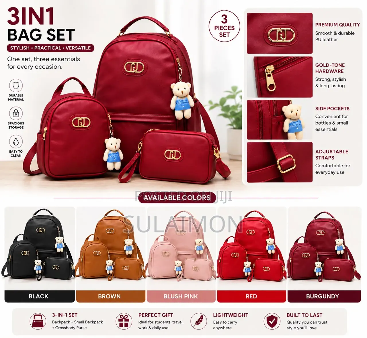 3 in 1 Backpack