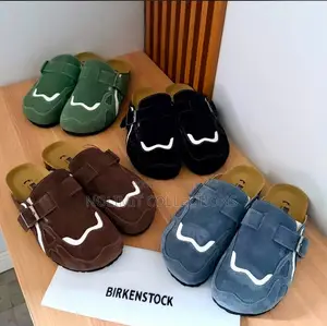 Suede Birkenstock Mule Clogs