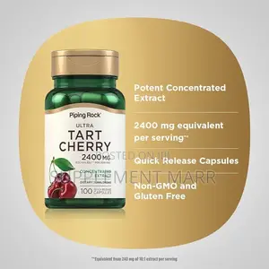 Tart Cherry 2400mg X100 - Concentrated Extract