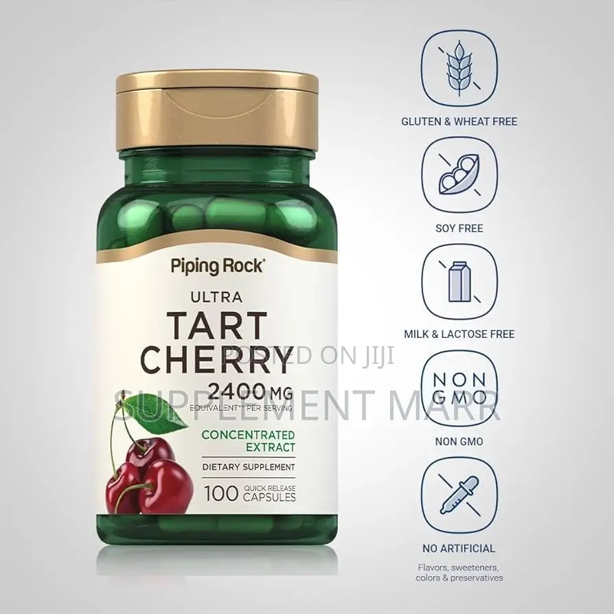 Tart Cherry 2400mg X100 - Concentrated Extract
