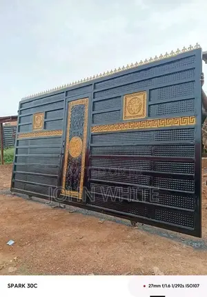 Nice Rought Iron Designing Beautiful Gates