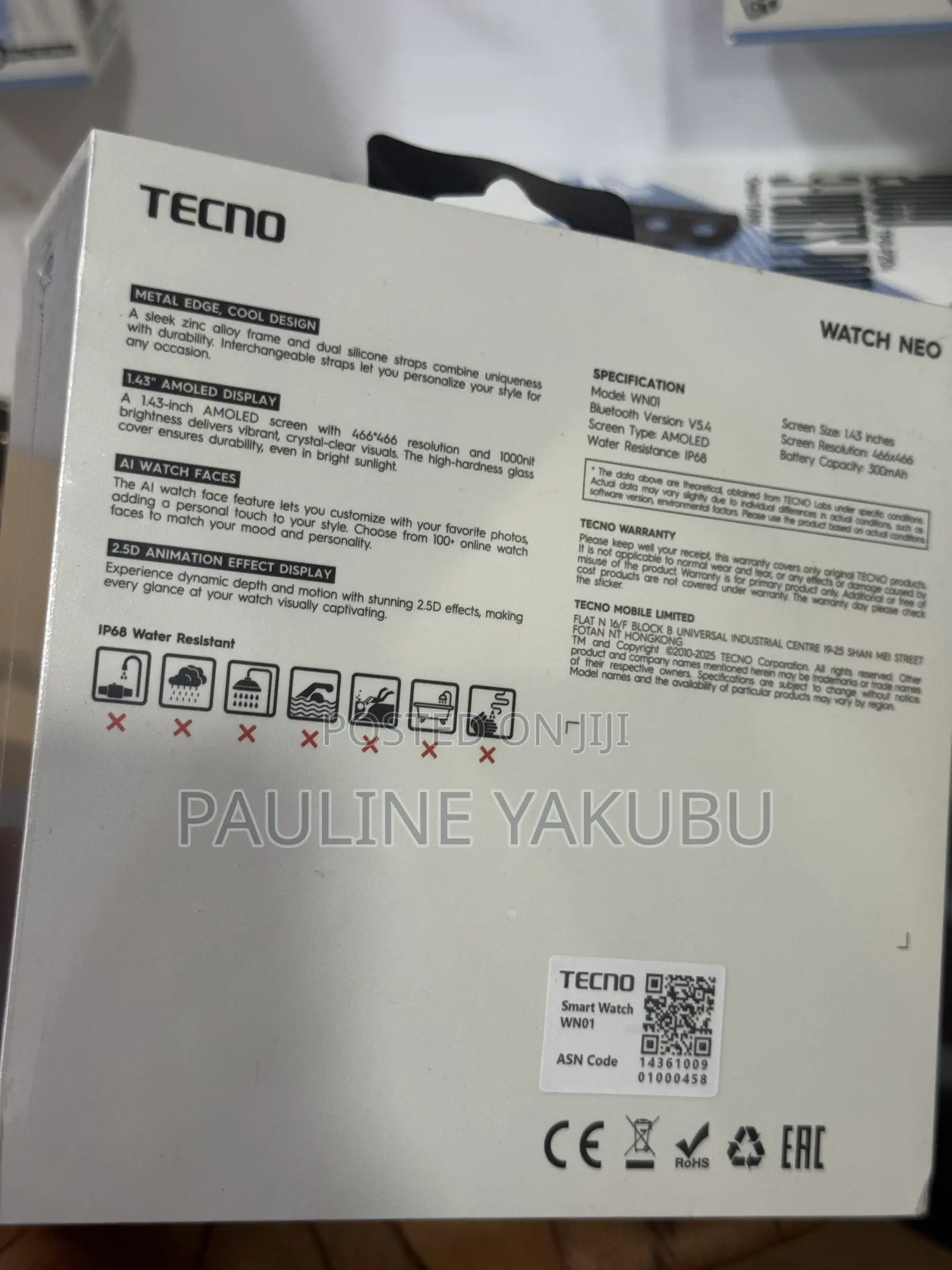 Tecno Watch Neo