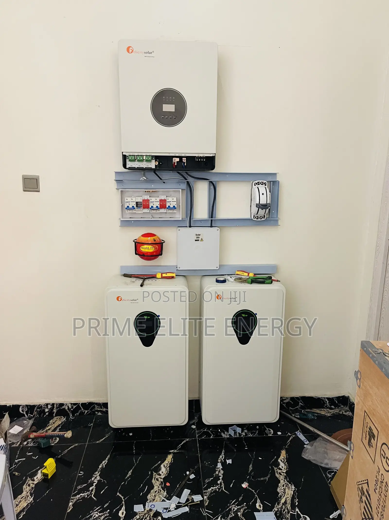 Felicity 12kva System With 35kwh Battery 24pcs of 650w Panels