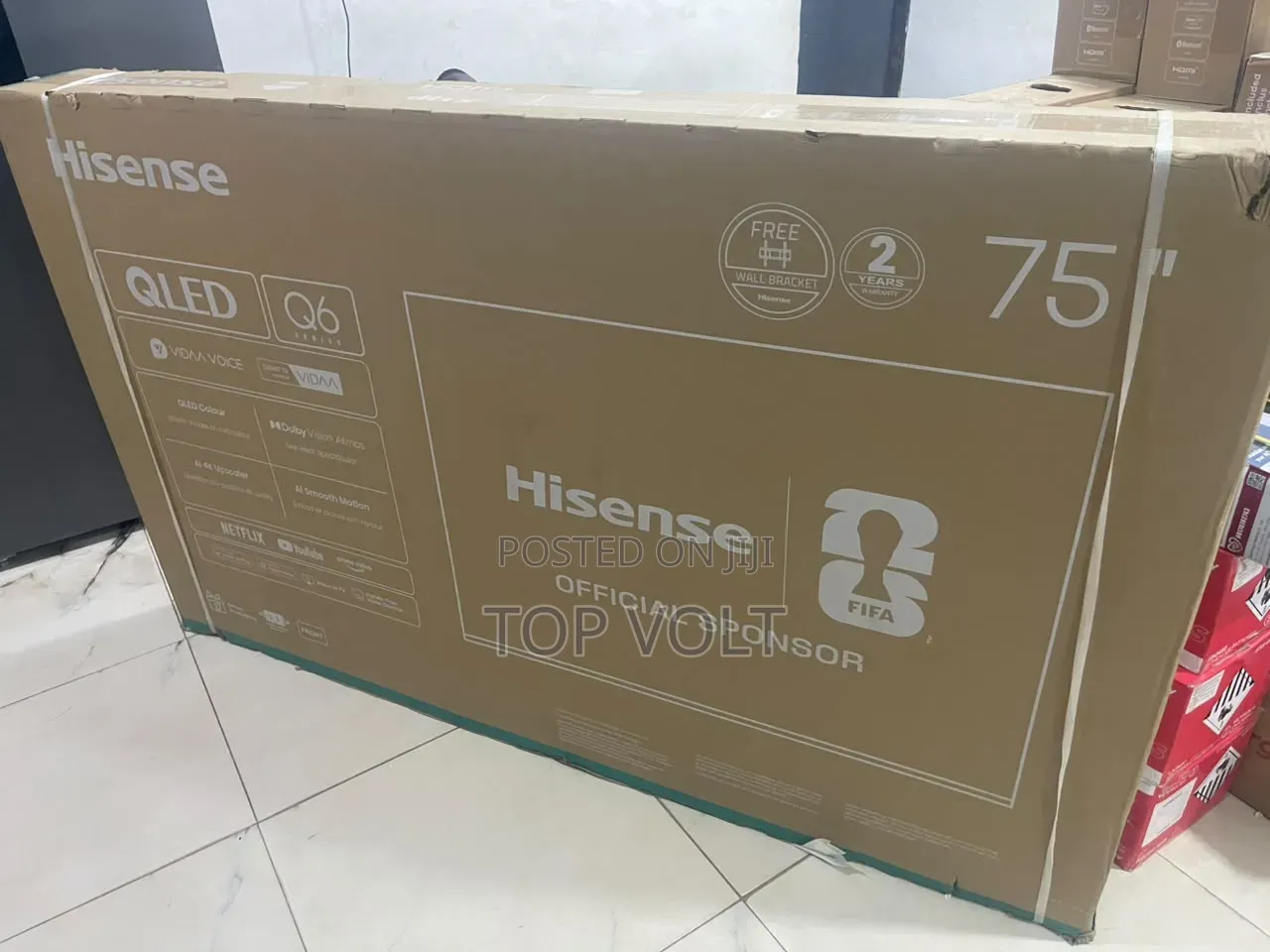 Hisense 75 Inch QLED Big Screen Smart TV