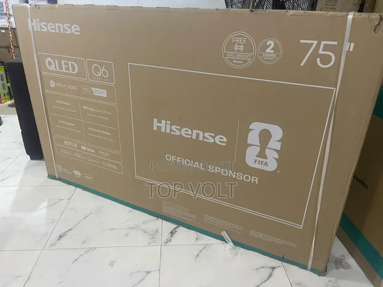 Hisense 75 Inch QLED Big Screen Smart TV
