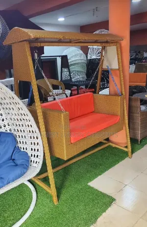 Two Seaters Rattan Swing for Balcony/Patio