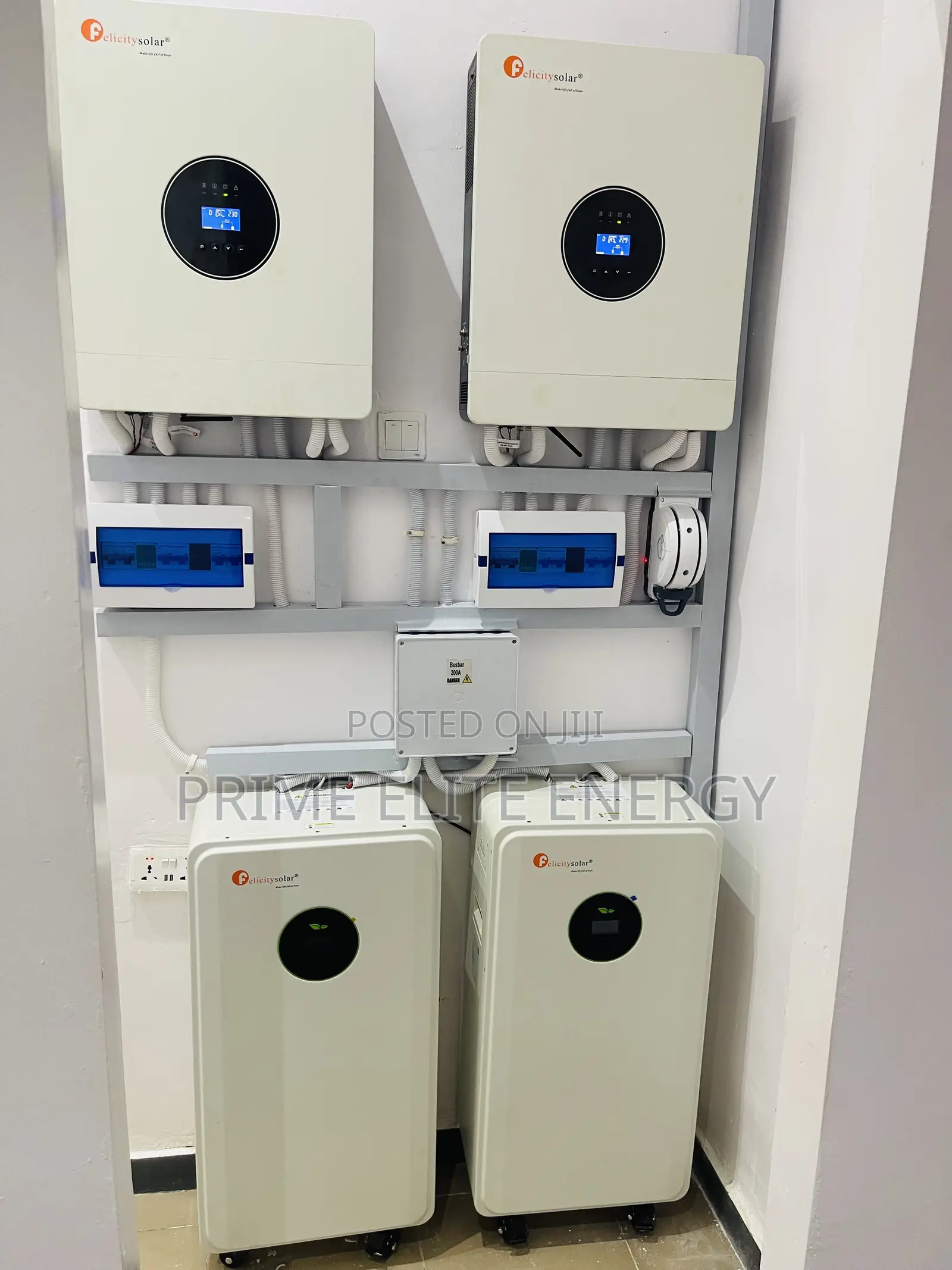 Felicity 24kva and 30kwh Solar System Setup