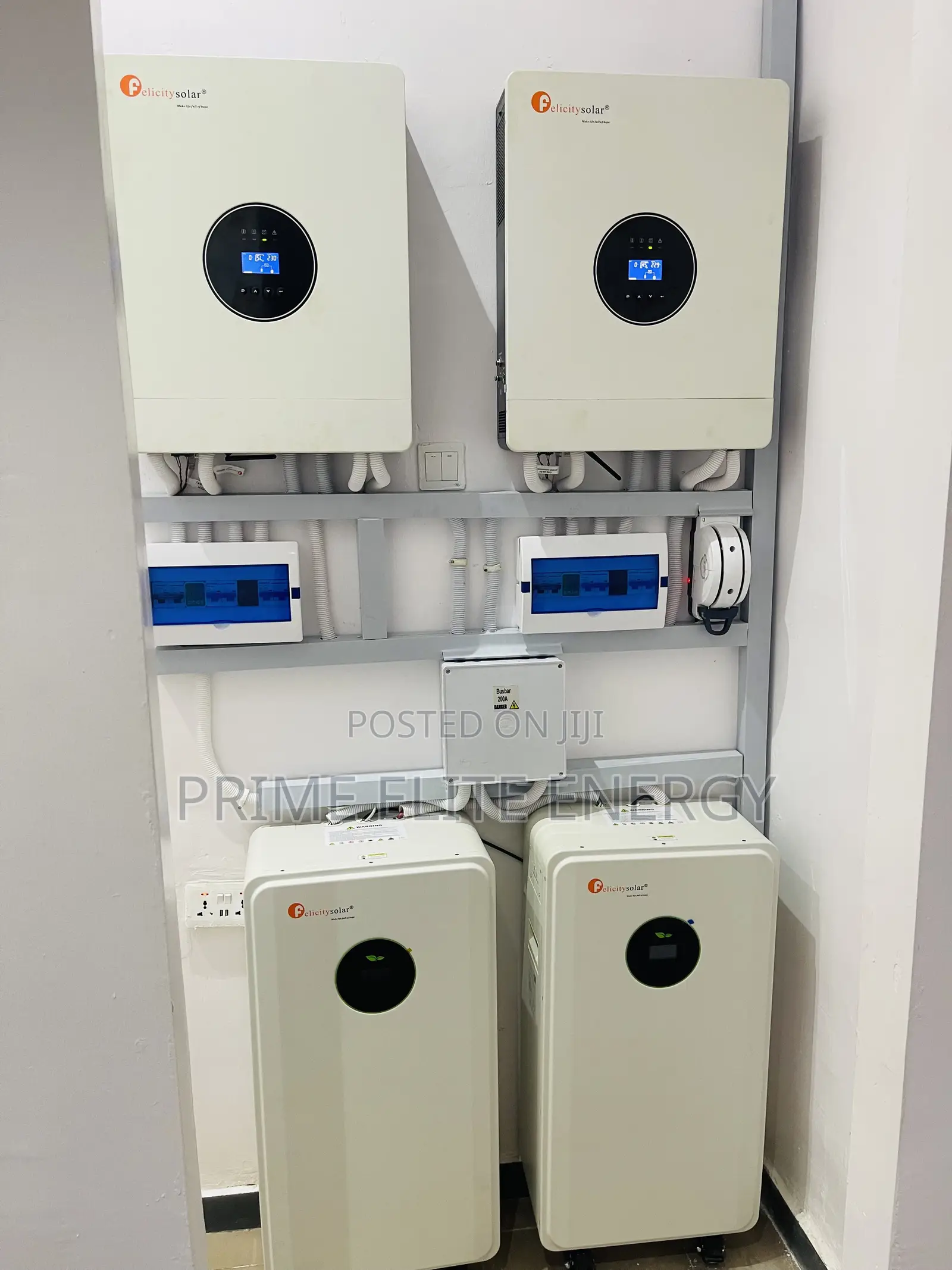 Felicity 24kva and 30kwh Solar System Setup