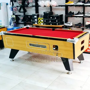 HDF 7ft Coin-Slot Pool Table Nigerian-Made Full Accessories