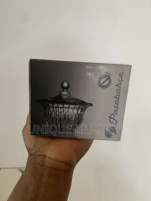 Pasabahce Glass Candy Dish With Lid
