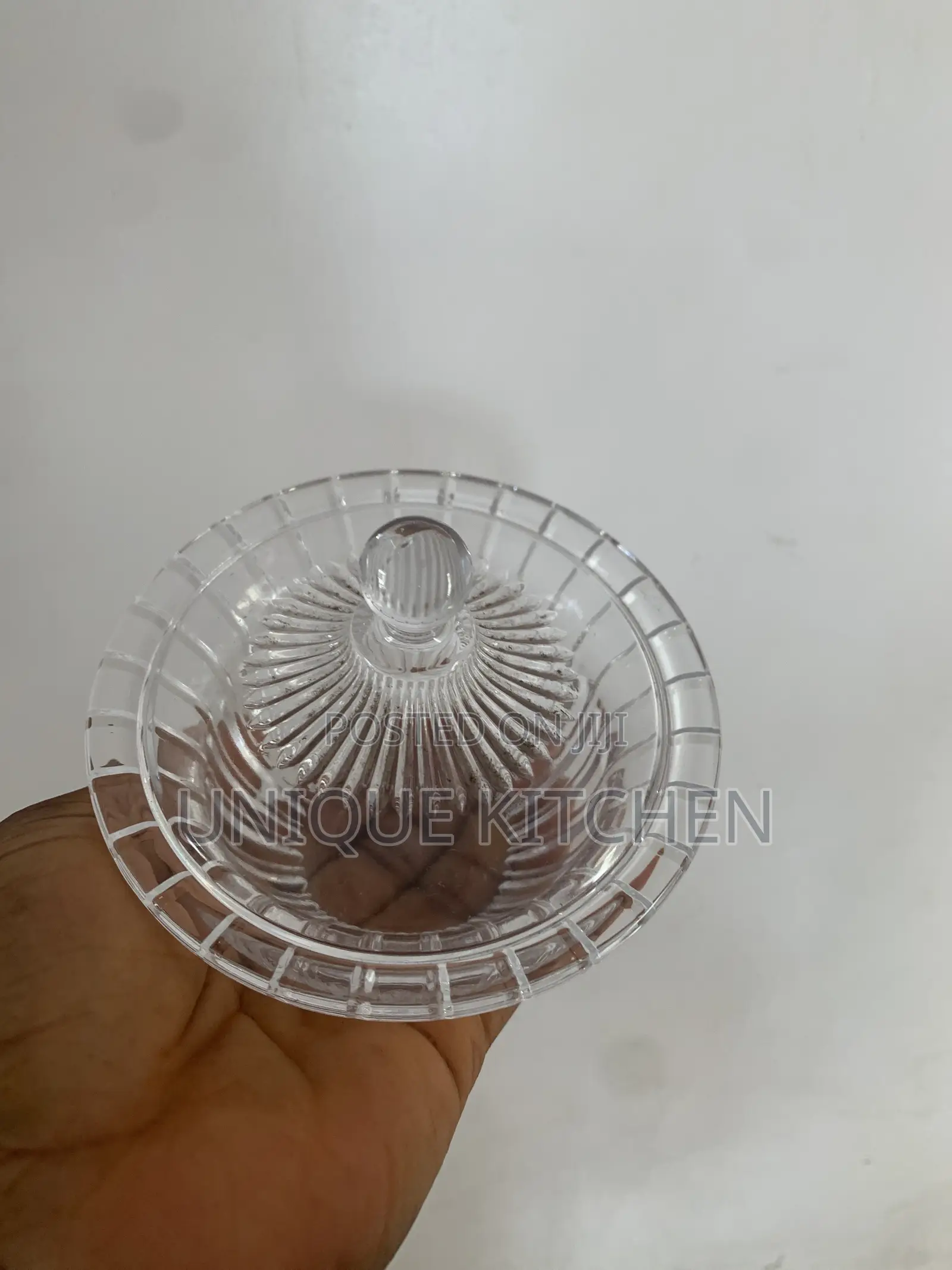 Pasabahce Glass Candy Dish With Lid