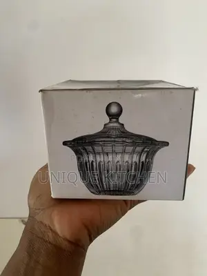 Pasabahce Glass Candy Dish With Lid
