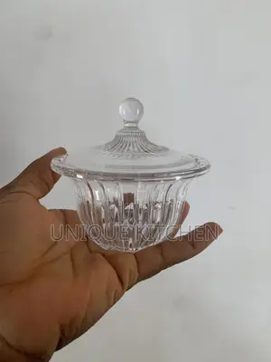 Pasabahce Glass Candy Dish With Lid