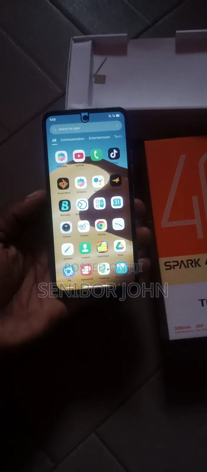 Tecno Spark 40 128 GB Orange