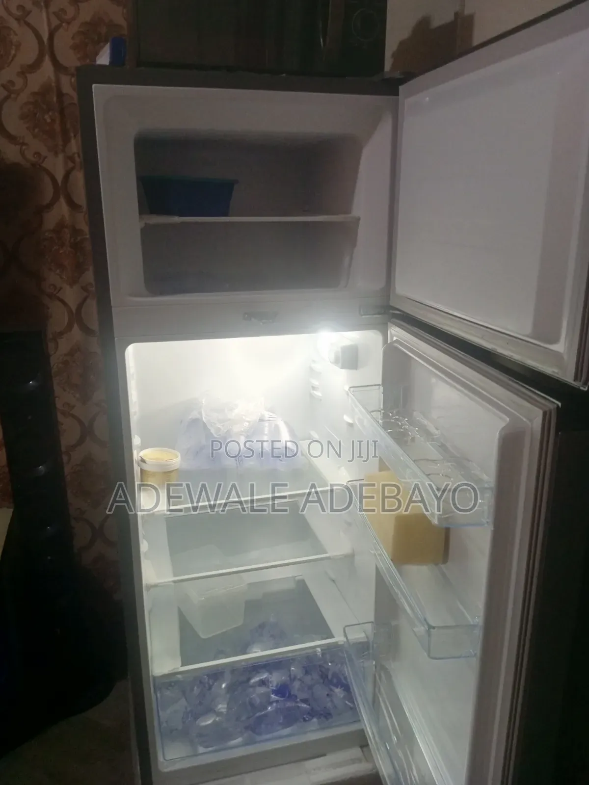 Hisense Double Door Refrigerator, Top Freezer