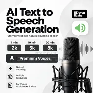 Professional AI Text to Speech Generation