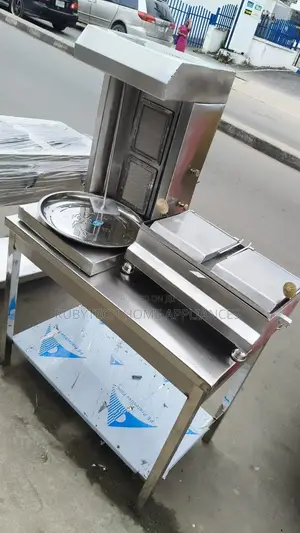 Complete Shawarma Machine Toaster – Commercial Fast Food With Table