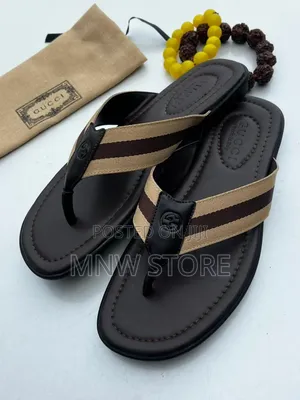 Original Gucci Leather Slips