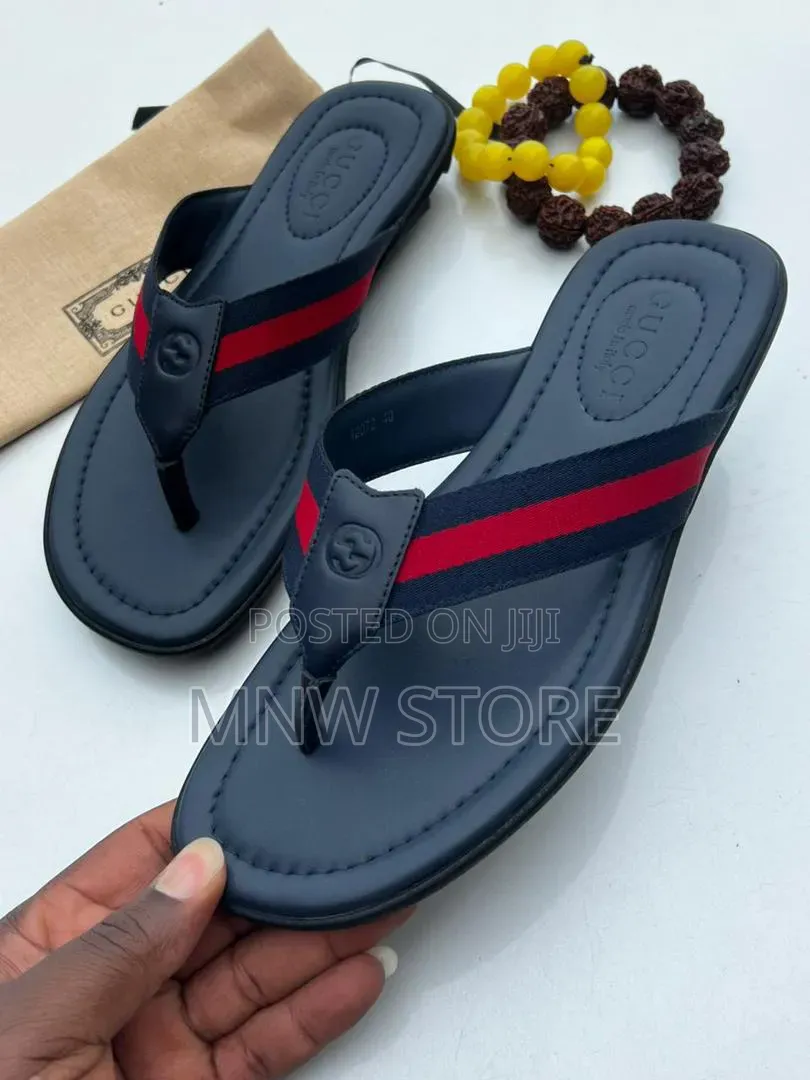Original Gucci Leather Slips