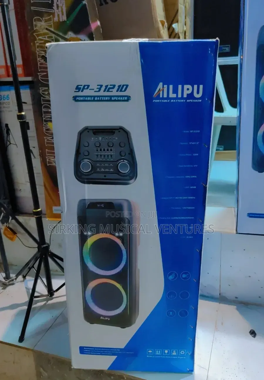 Double Alipu Pa System With 2 Wireless Microphone