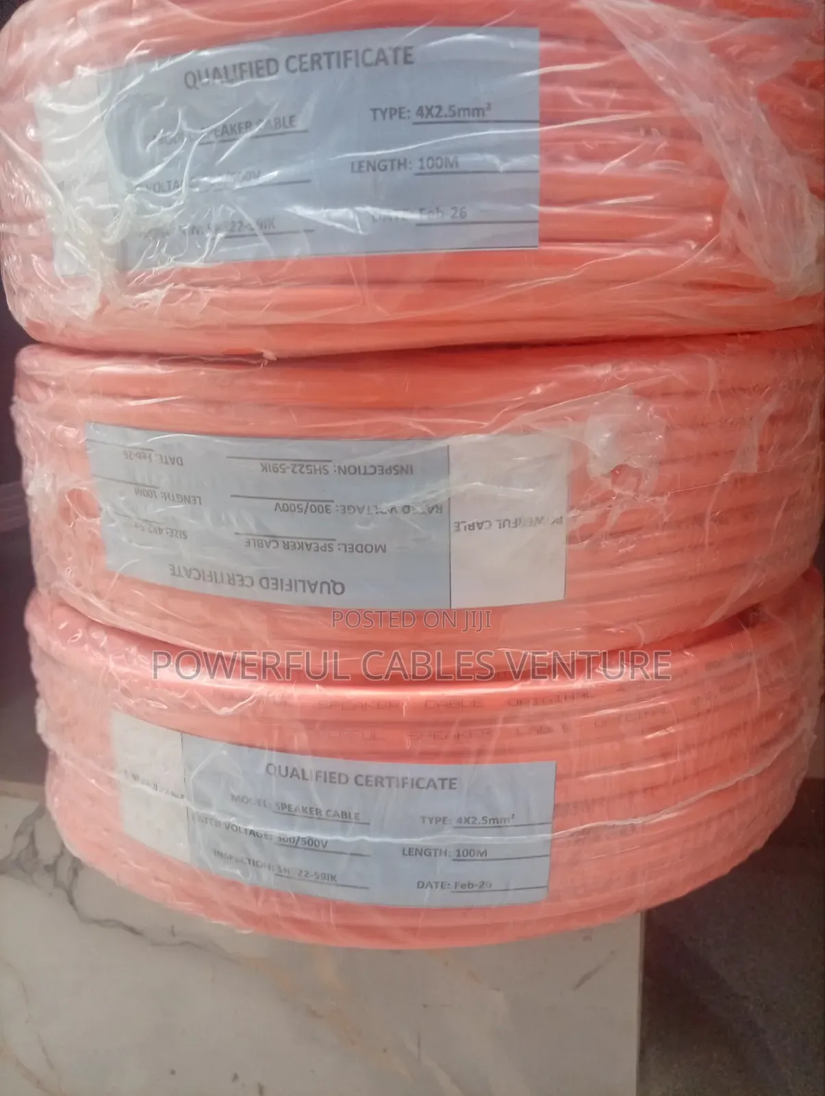 Powerful Speaker Cable Copper