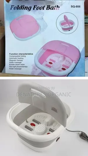Folding Foot Bath Massager With Automatic Heating Roller Massage