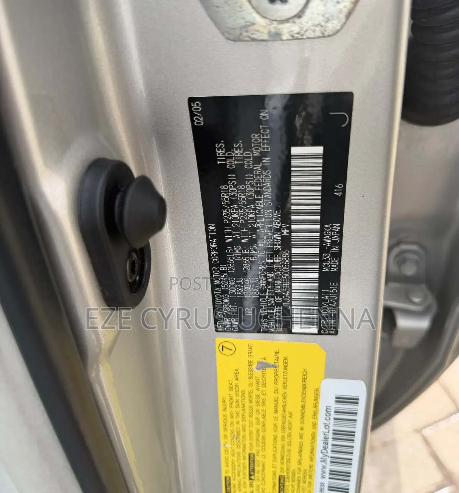 Lexus RX 2005 Gray