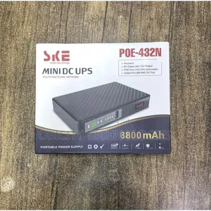 SKE Mini DC UPS Portable Power Supply for Routers, CCTV, POS