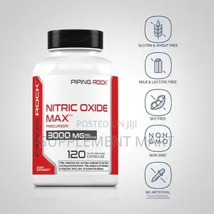 Nitric Oxide Max | 3000mg | 120 Capsules L-Arginine and L-Citrulline