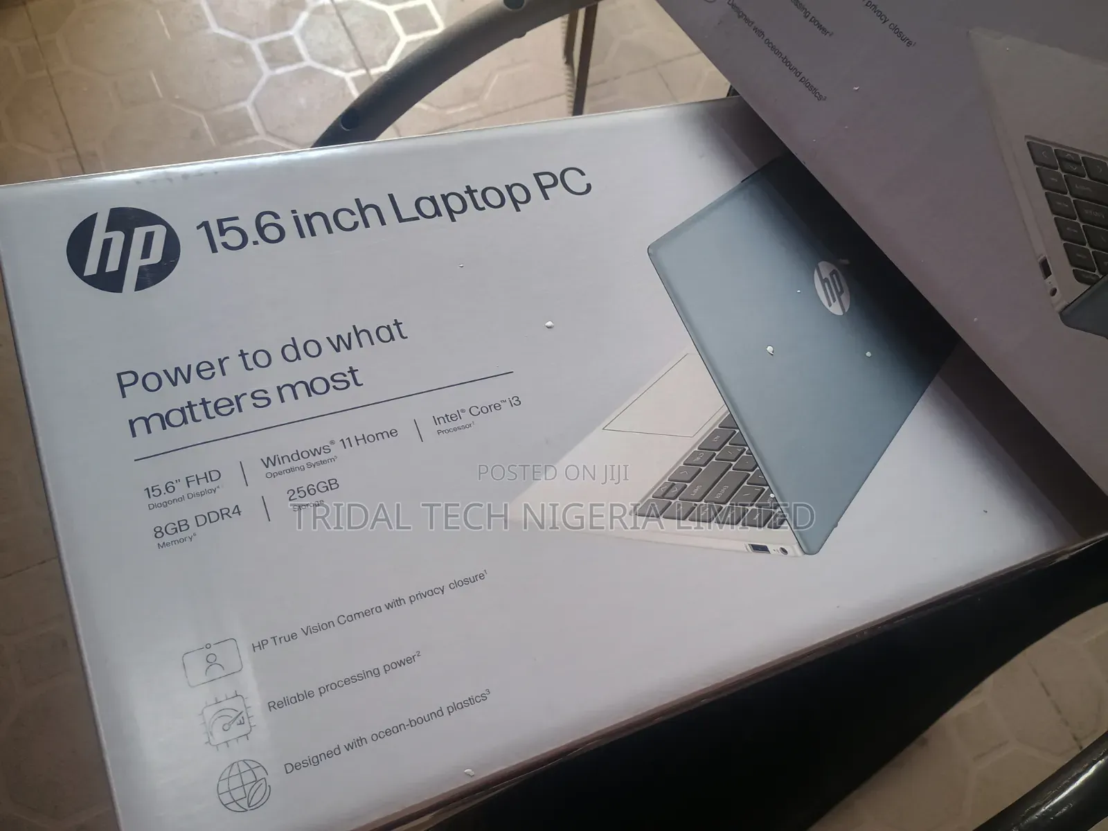 New Laptop HP 15 8GB Intel Core i3 SSD 256GB