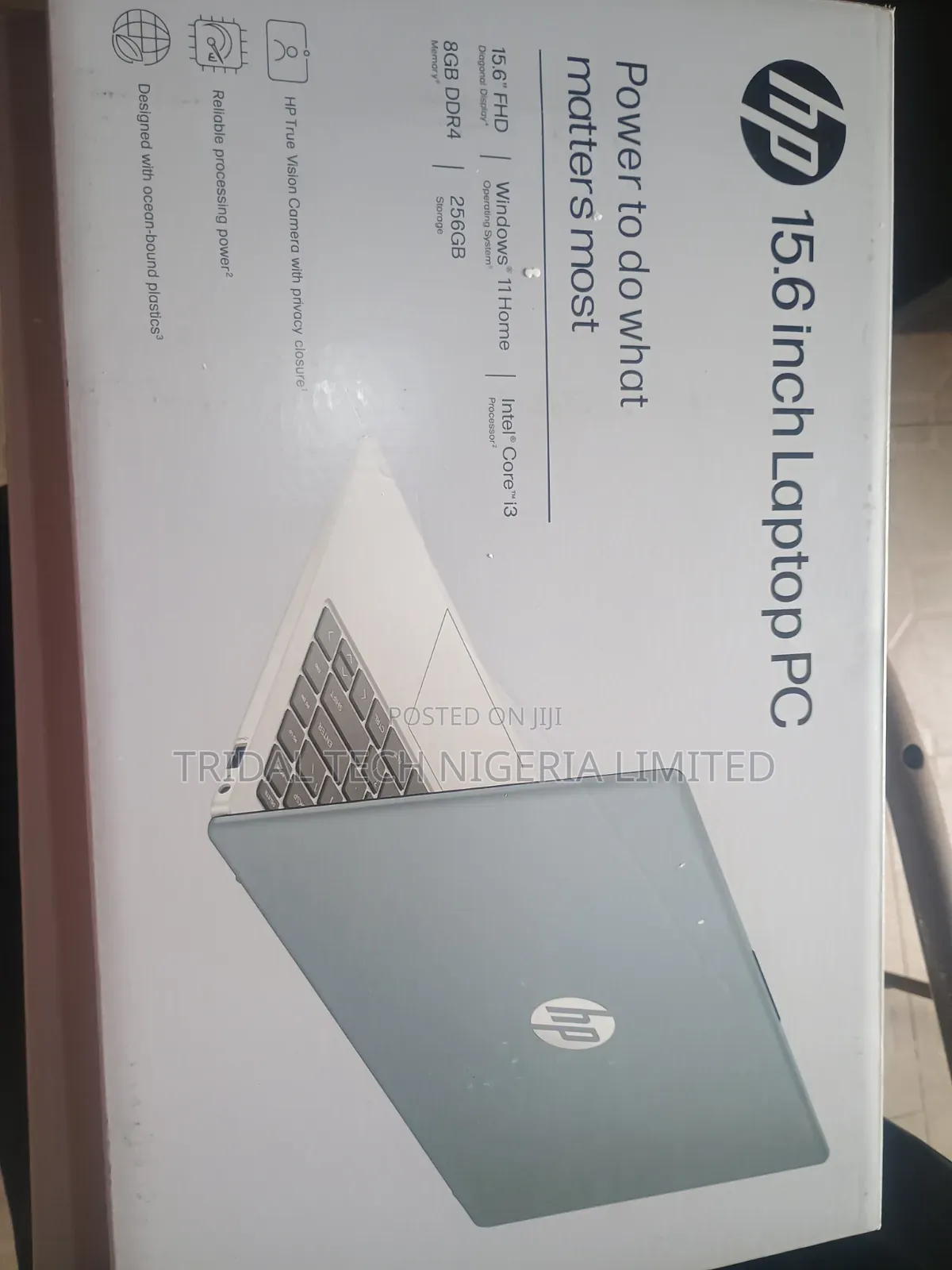 New Laptop HP 15 8GB Intel Core i3 SSD 256GB
