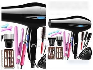 12 All-in-One Professional Soner Hair Dryer With Hair Straightener