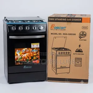 Boscon 4 Burner Standing Gas Cooker With 60L Oven