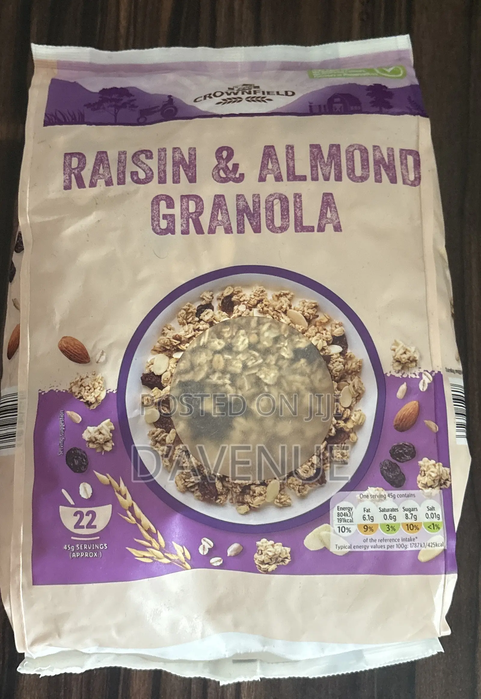Raisin and Almond Granola