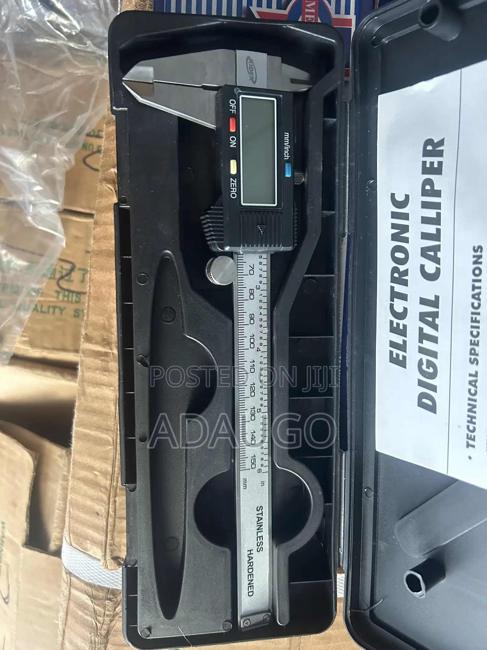 Electronic Digital Caliper (0–150mm / 6-Inch Model)