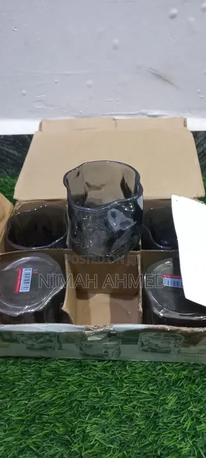 6 Pieces Set of Glass Cups