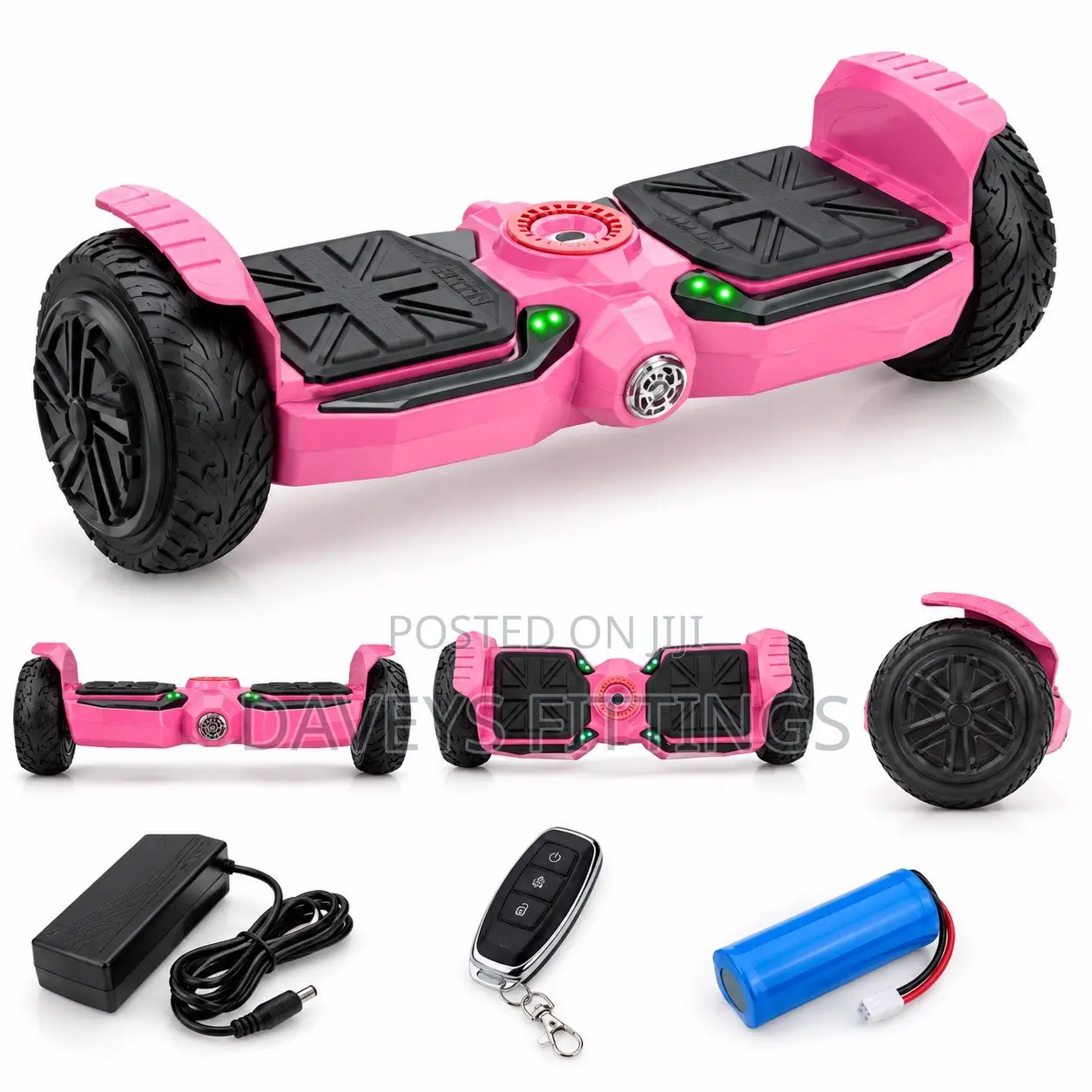 8inch Off-Road Bubble Making Hoverboard With Bluetooth and LEDlight