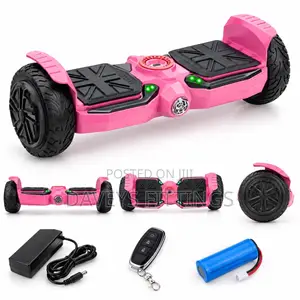 8inch Off-Road Bubble Making Hoverboard With Bluetooth and LEDlight